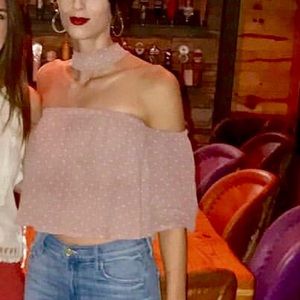 ⚡️Flash Sale⚡️Flynn Skye Choker Cold Shoulder Top